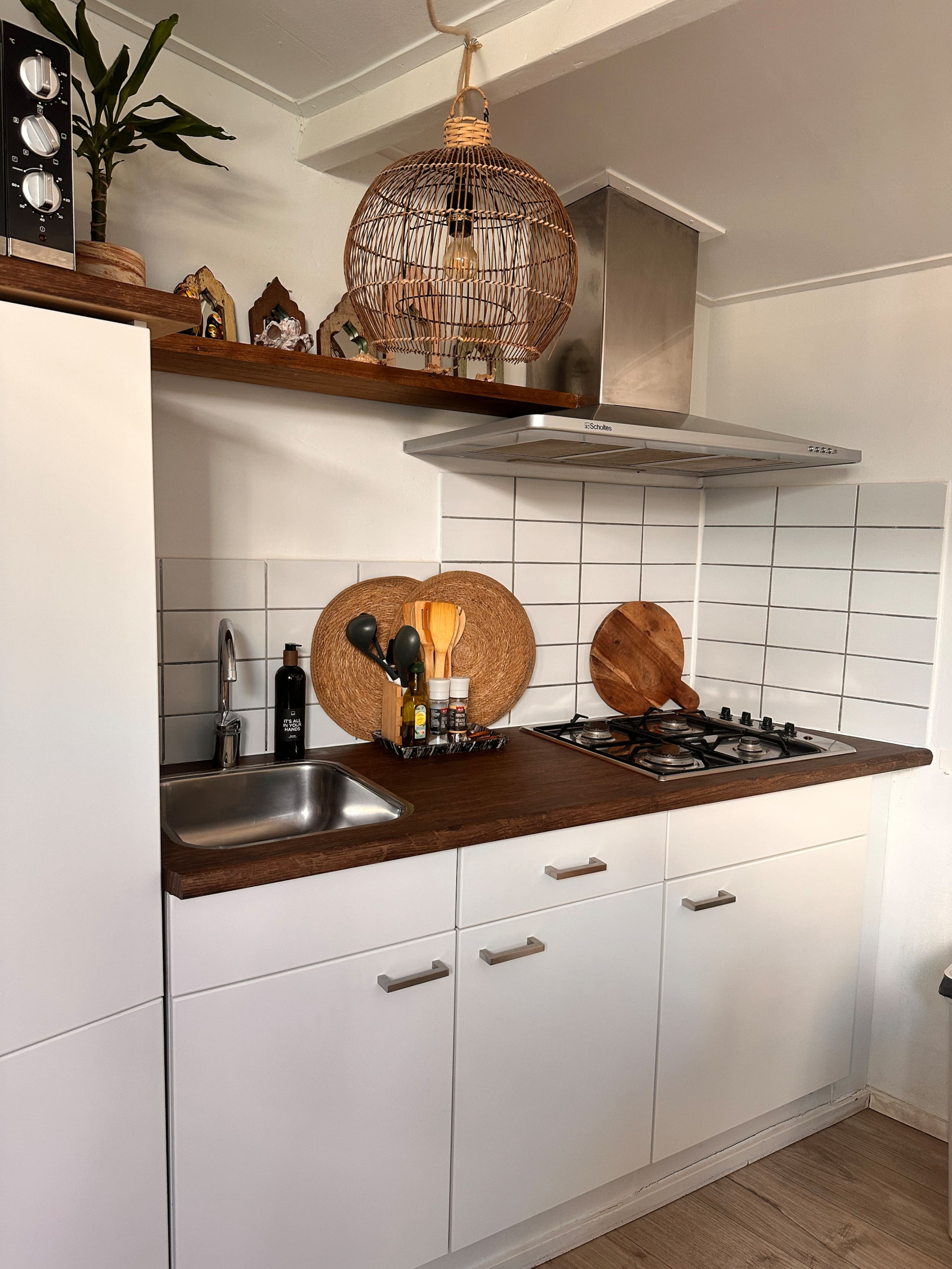 Keuken van Little Lodge